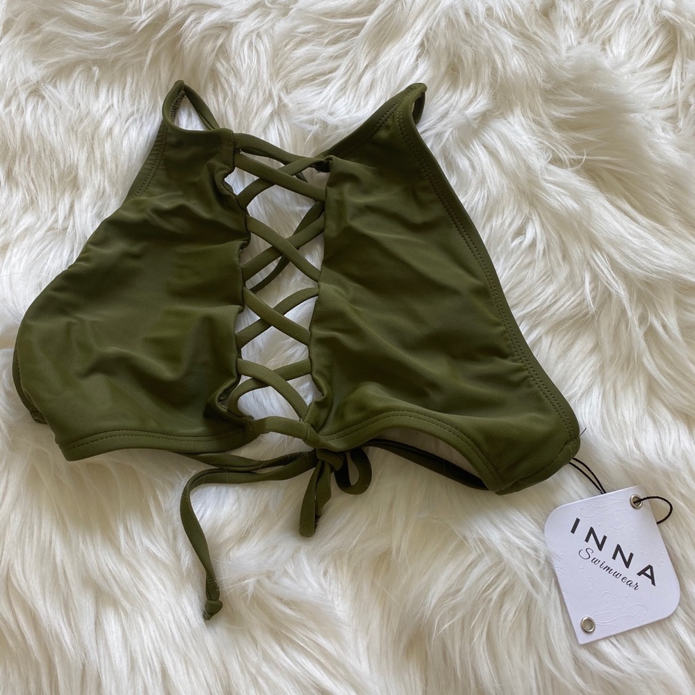 Marley- Bikini top - Olive green